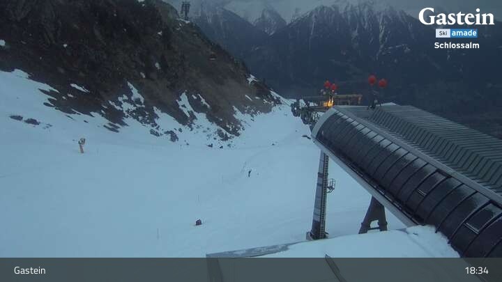 Archiv Foto Webcam Ausblick Schlossalm (Bad Hofgastein)