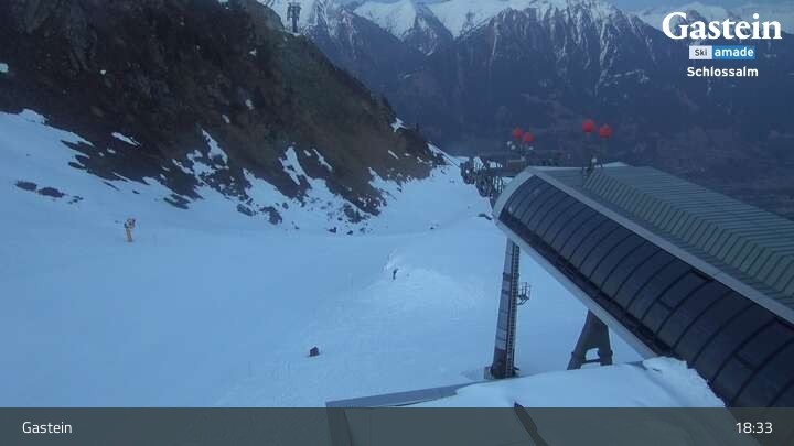 Archiv Foto Webcam Ausblick Schlossalm (Bad Hofgastein)