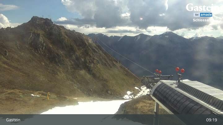 Archiv Foto Webcam Ausblick Schlossalm (Bad Hofgastein)