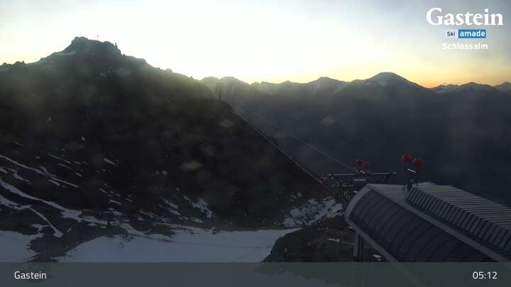 Archiv Foto Webcam Ausblick Schlossalm (Bad Hofgastein)