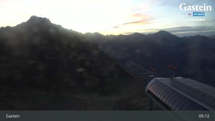 Archiv Foto Webcam Ausblick Schlossalm (Bad Hofgastein)