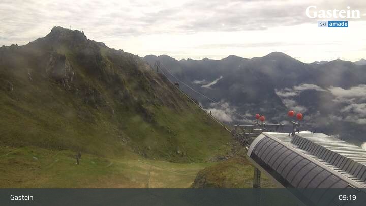Archiv Foto Webcam Ausblick Schlossalm (Bad Hofgastein)