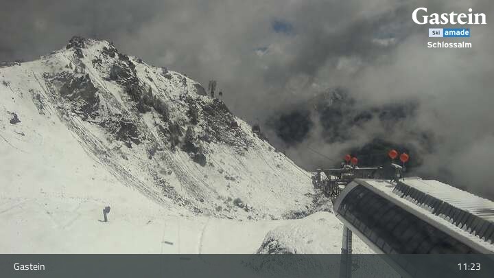 Archiv Foto Webcam Ausblick Schlossalm (Bad Hofgastein)