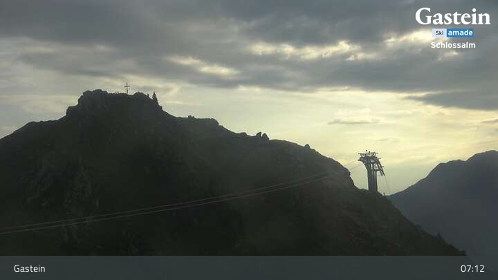 Archiv Foto Webcam Ausblick Schlossalm (Bad Hofgastein)