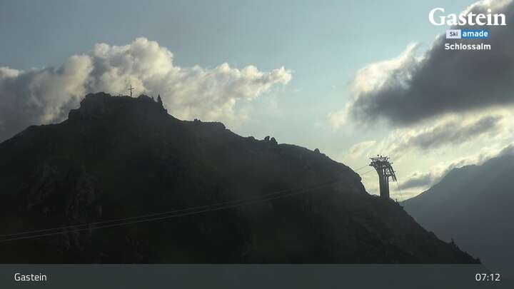 Archiv Foto Webcam Ausblick Schlossalm (Bad Hofgastein)