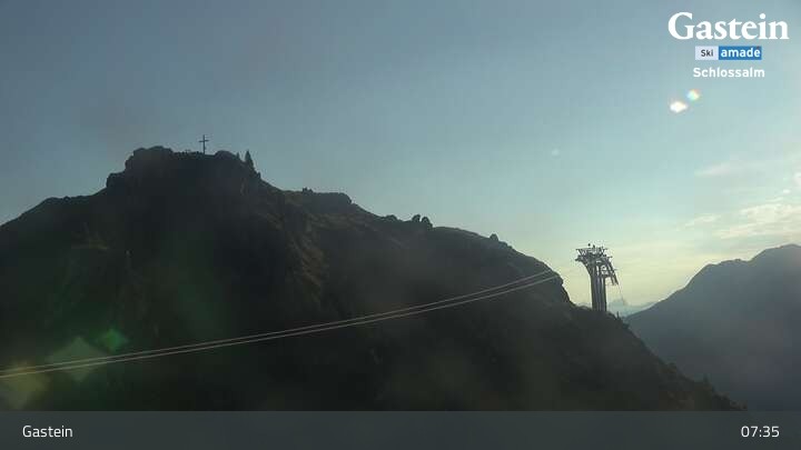 Archiv Foto Webcam Ausblick Schlossalm (Bad Hofgastein)