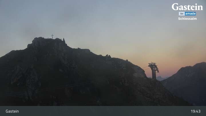 Archiv Foto Webcam Ausblick Schlossalm (Bad Hofgastein)