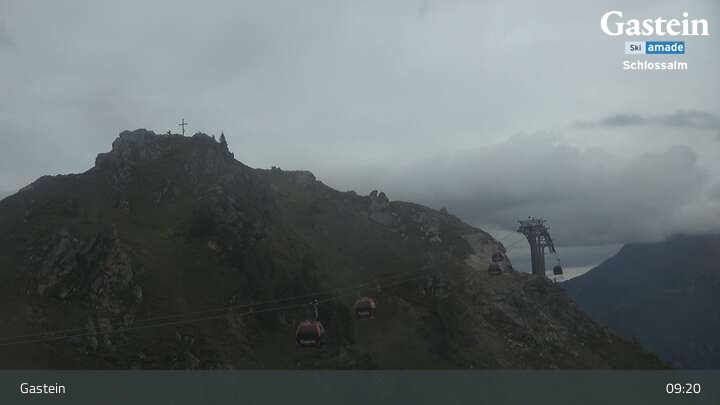 Archiv Foto Webcam Ausblick Schlossalm (Bad Hofgastein)