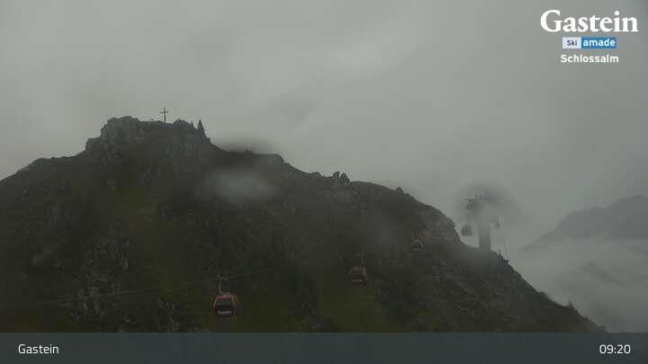 Archived image Webcam View from Schlossalm Mountain