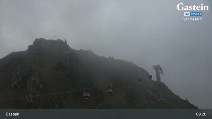 Archiv Foto Webcam Ausblick Schlossalm (Bad Hofgastein)