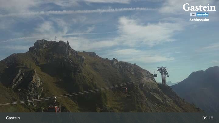 Archiv Foto Webcam Ausblick Schlossalm (Bad Hofgastein)