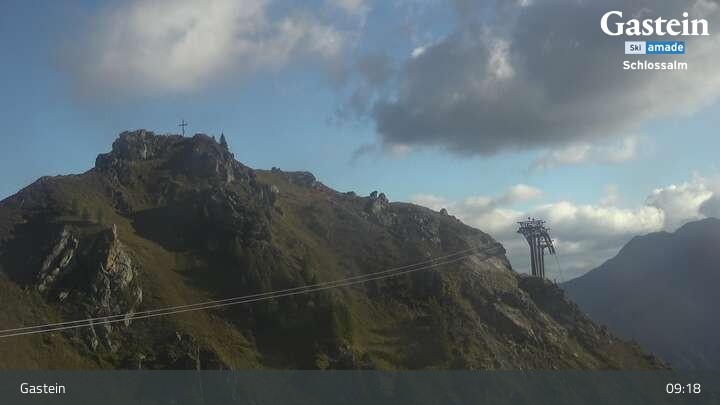 Archiv Foto Webcam Ausblick Schlossalm (Bad Hofgastein)