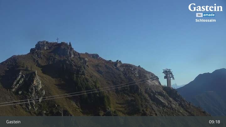 Archiv Foto Webcam Ausblick Schlossalm (Bad Hofgastein)