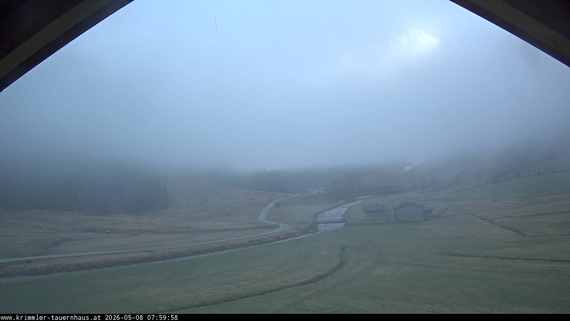 Archiv Foto Webcam Krimmler Tauernhaus Süd (1.622 Meter)