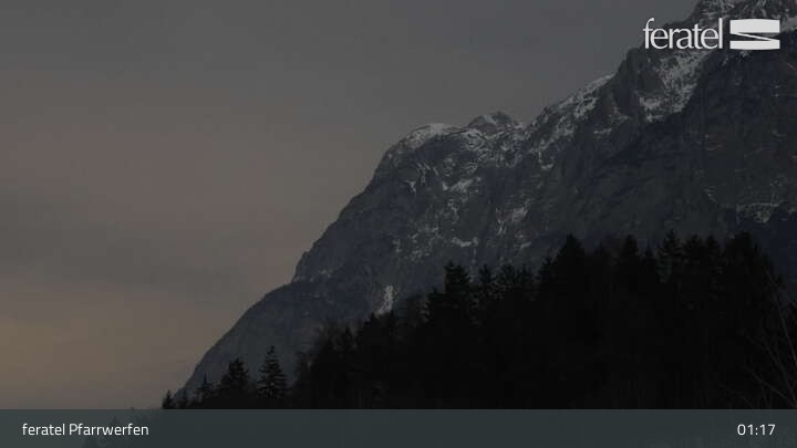 Archiv Foto Webcam Burg Hohenwerfen im Salzburger Land