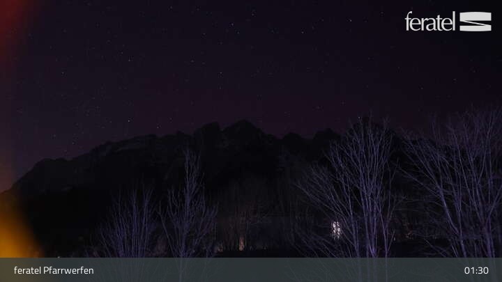 Archiv Foto Webcam Burg Hohenwerfen im Salzburger Land