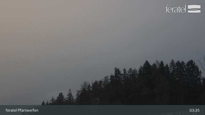 Archiv Foto Webcam Burg Hohenwerfen im Salzburger Land