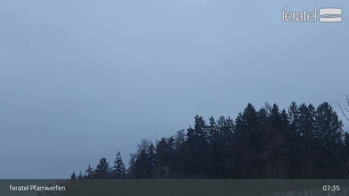 Archiv Foto Webcam Burg Hohenwerfen im Salzburger Land