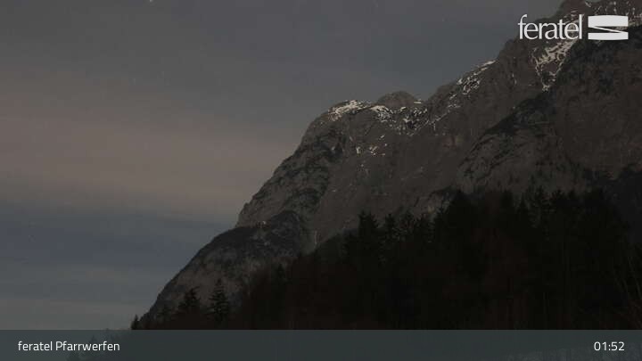 Archiv Foto Webcam Burg Hohenwerfen im Salzburger Land