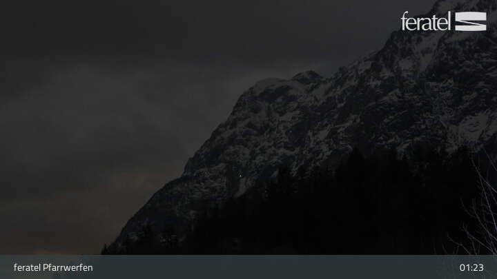 Archiv Foto Webcam Burg Hohenwerfen im Salzburger Land