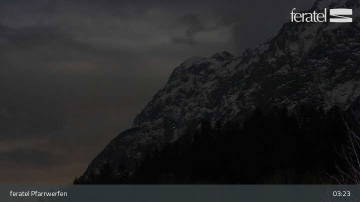 Archiv Foto Webcam Burg Hohenwerfen im Salzburger Land