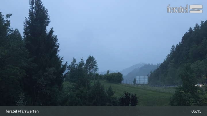 Archived image Webcam Castle Hohenwerfen (Pfarrwerfen