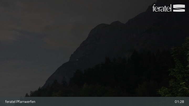 Archived image Webcam Castle Hohenwerfen (Pfarrwerfen