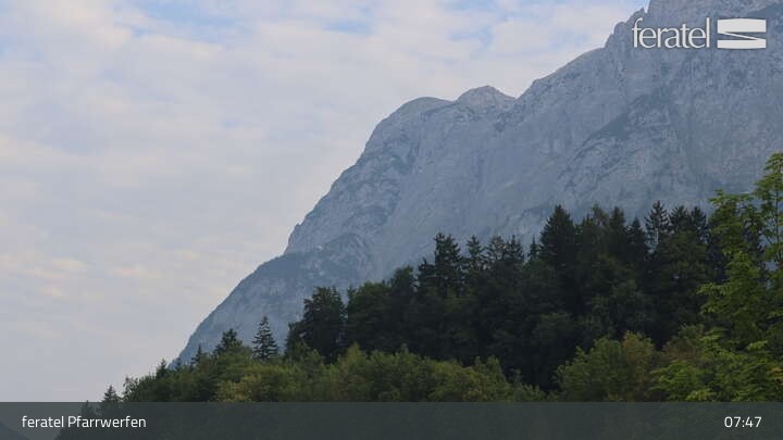 Archiv Foto Webcam Burg Hohenwerfen im Salzburger Land