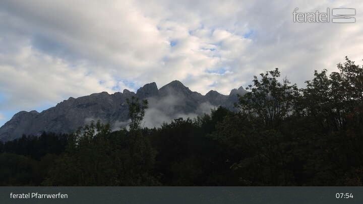 Archived image Webcam Castle Hohenwerfen (Pfarrwerfen