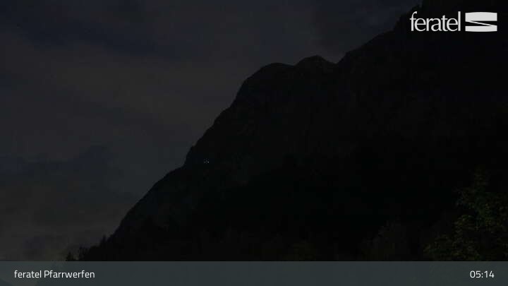 Archiv Foto Webcam Burg Hohenwerfen im Salzburger Land