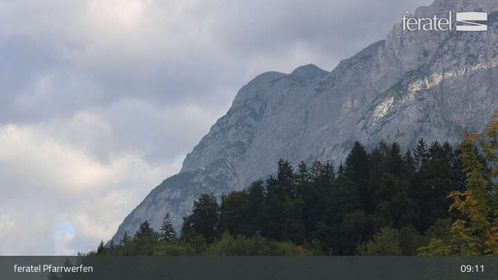 Archived image Webcam Castle Hohenwerfen (Pfarrwerfen