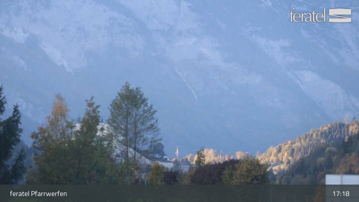Archiv Foto Webcam Burg Hohenwerfen im Salzburger Land