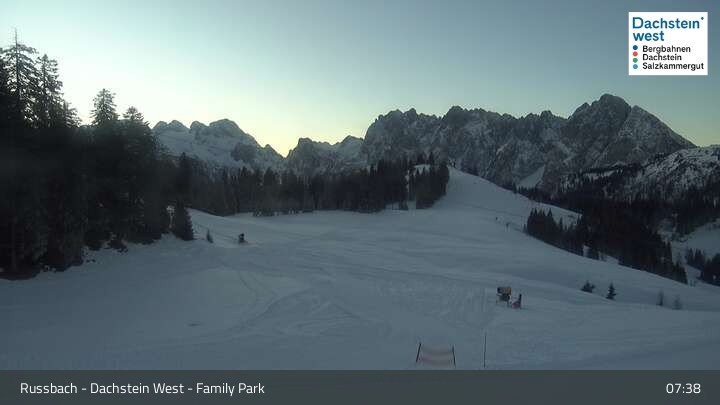 Archiv Foto Webcam Russbach - Dachstein West - Snowpark