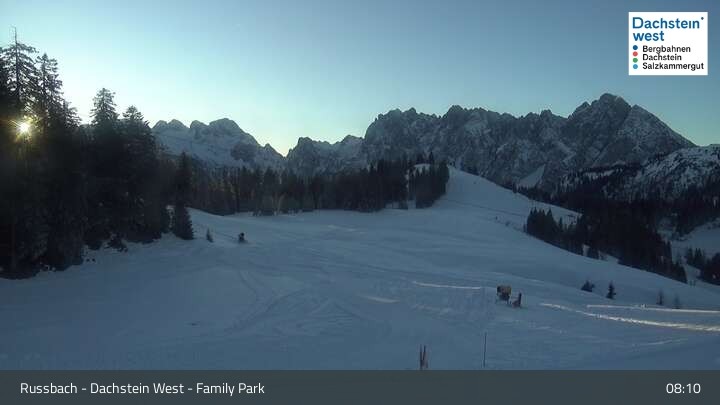 Archiv Foto Webcam Russbach - Dachstein West - Snowpark