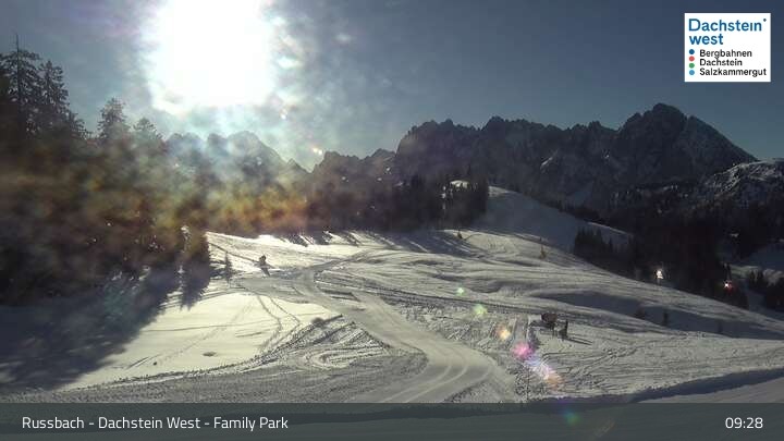 Archiv Foto Webcam Russbach - Dachstein West - Snowpark