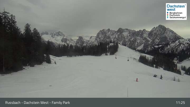 Archiv Foto Webcam Russbach - Dachstein West - Snowpark