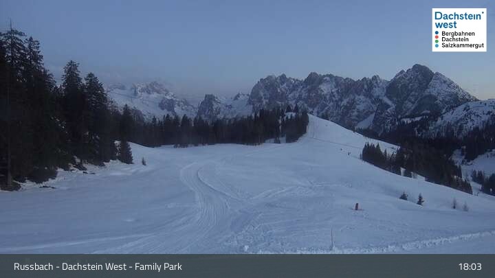 Archiv Foto Webcam Russbach - Dachstein West - Snowpark