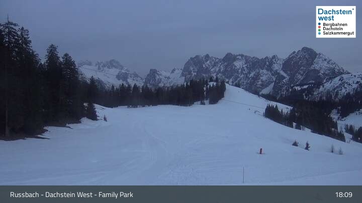Archiv Foto Webcam Russbach - Dachstein West - Snowpark