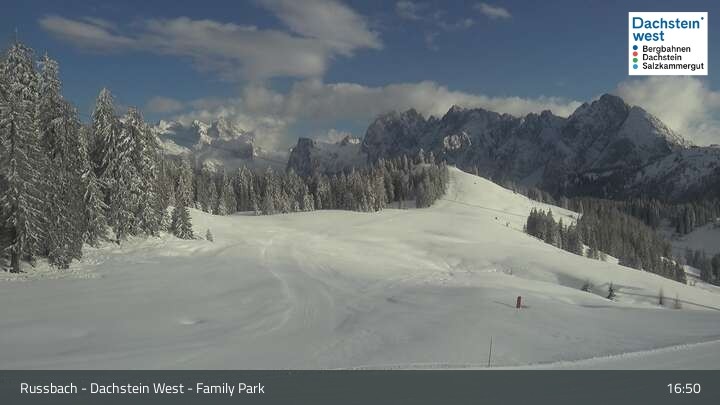 Archiv Foto Webcam Russbach - Dachstein West - Snowpark