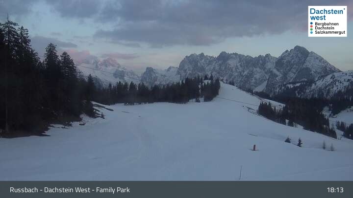 Archiv Foto Webcam Russbach - Dachstein West - Snowpark