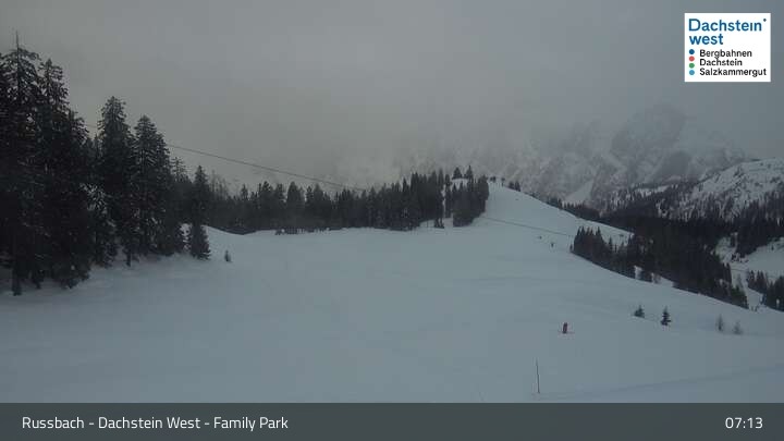 Archiv Foto Webcam Russbach - Dachstein West - Snowpark