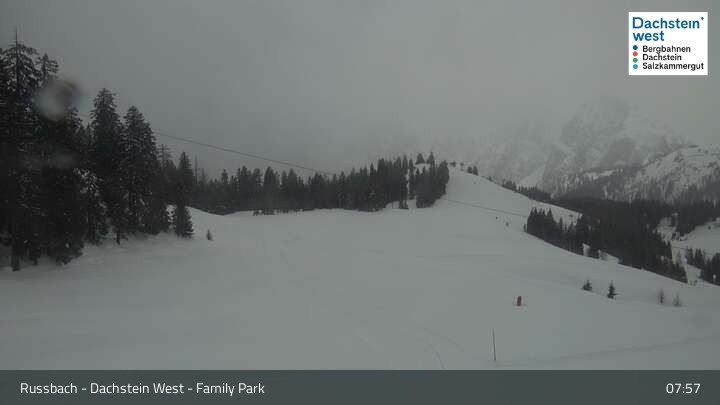 Archiv Foto Webcam Russbach - Dachstein West - Snowpark