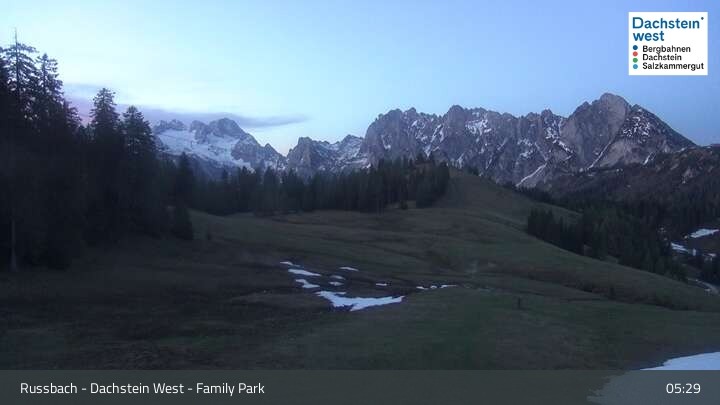Archiv Foto Webcam Russbach - Dachstein West - Snowpark
