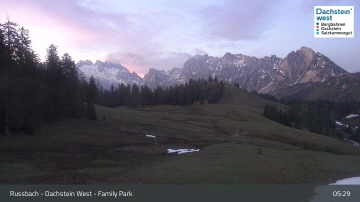 Archiv Foto Webcam Russbach - Dachstein West - Snowpark