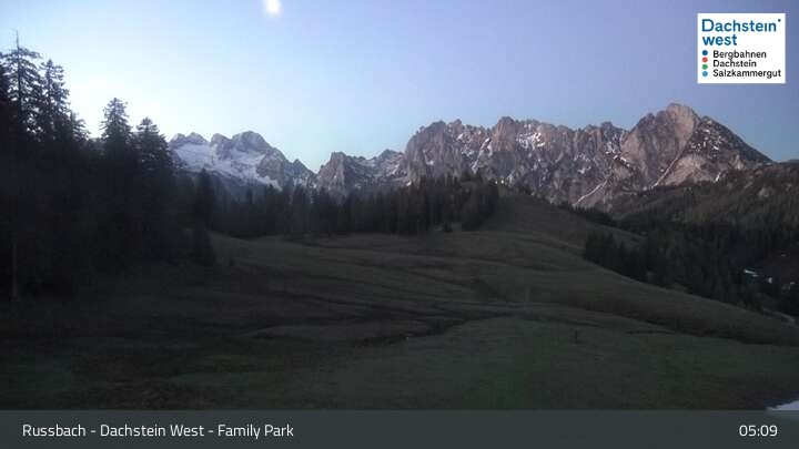 Archiv Foto Webcam Russbach - Dachstein West - Snowpark