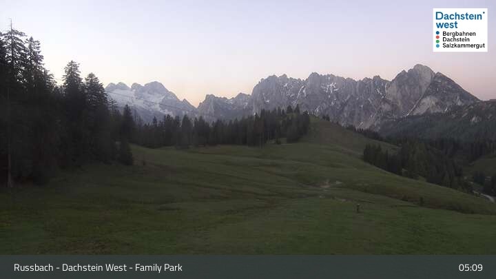 Archiv Foto Webcam Russbach - Dachstein West - Snowpark