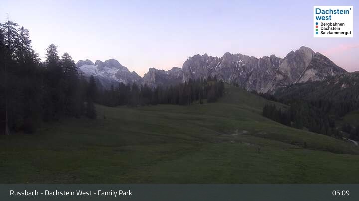 Archiv Foto Webcam Russbach - Dachstein West - Snowpark