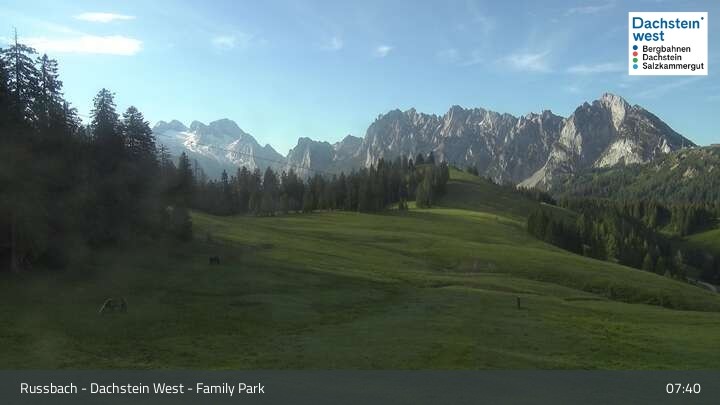 Archiv Foto Webcam Russbach - Dachstein West - Snowpark