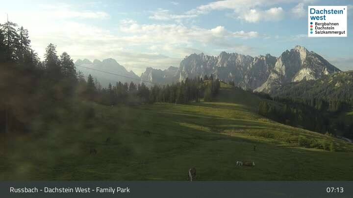 Archiv Foto Webcam Russbach - Dachstein West - Snowpark