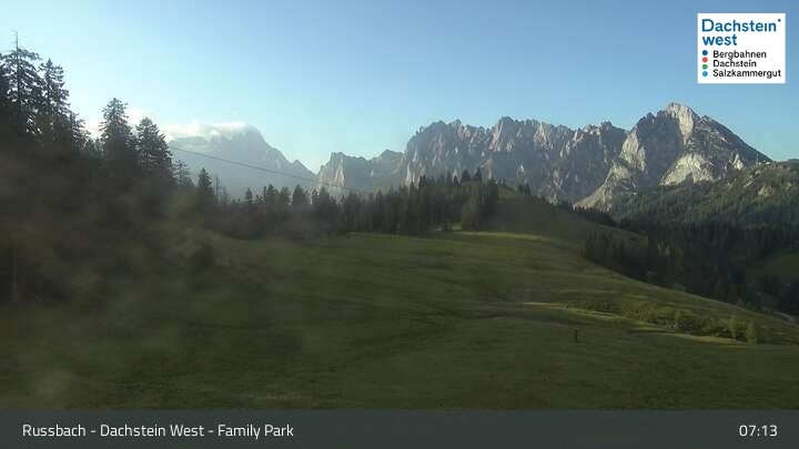 Archiv Foto Webcam Russbach - Dachstein West - Snowpark